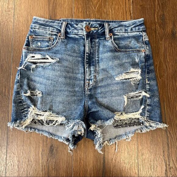 American Eagle curvy high-rise Shortie SZ 6 - Picture 1 of 5